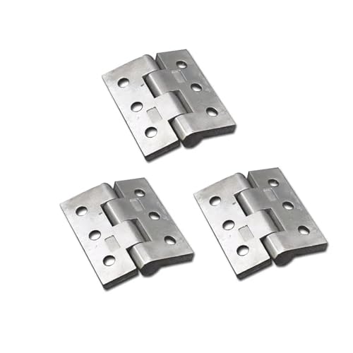 Charnières armoire 3Pcs en inox fini dessin contre l'affaissement porte - 7