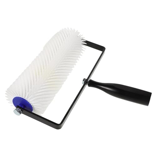 LIFKOME Rouleau à Pointes Autonivelant pour Sol en Ciment Outil Démoussant 30 CM 1 Pièce pour Chapes