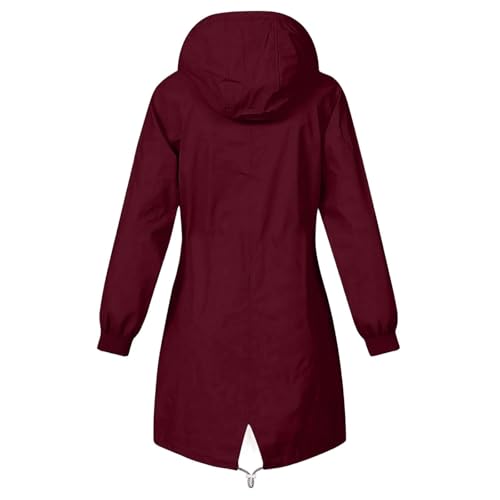 Veste imperméable légère femme coupe-vent de randonnée décontracté - 6