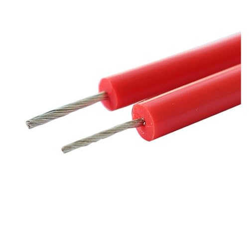 Cable de silicona blanda 5/10/15/20/25 kV, calibre 9 AWG, 5 metros, resistente al calor y a la rotura(10KV-9 AWG 6mm)