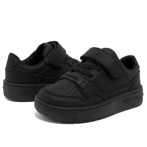 Image of Nautica Kids Adjustable Strap Shoes | Comfortable Casual Sneakers for Boys and Girls, Toddlers & Little Kids