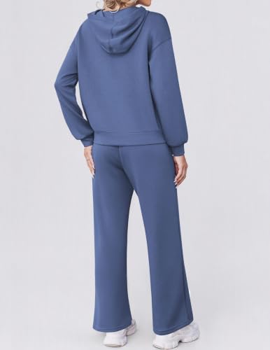 Ekouaer 2 Piece Sets for Women Matching Lounge Sets Sweatsuits Hoodie - image 3