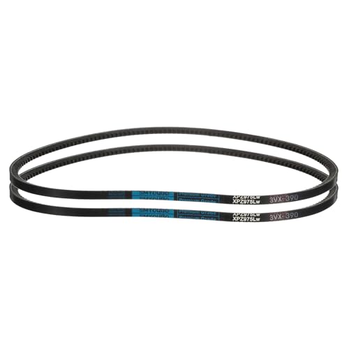 Courroie trapézoïdale 3VX390 crantée caoutchouc 99,1 cm x 1 cm x 0,8 cm