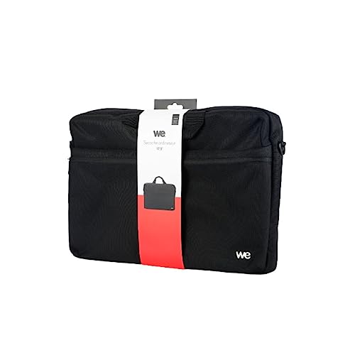 Sacoche ordinateur 17.3'' WE noir imperméable grand format Polyester 900D