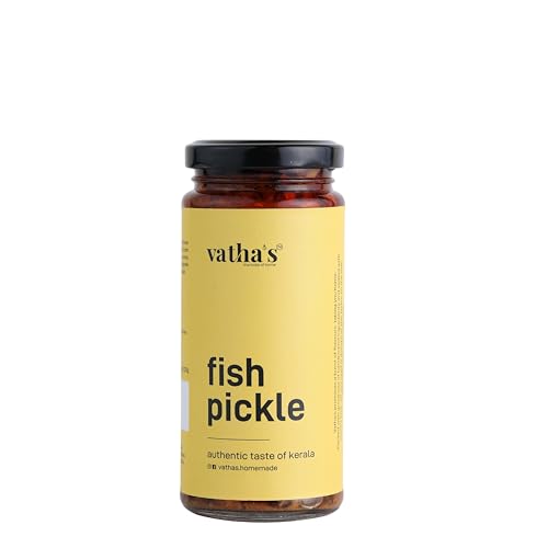 Image of Vathas Tuna Fish Pickle | Traditional Kerala Style Tuna Fish Achar | Spicy & Tangy Non-Veg Pickle | Homemade Taste | No Artificial Preservatives | 225g
