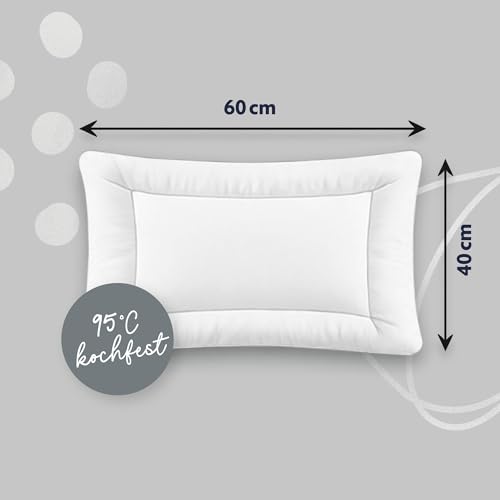 Julius Zöllner Kissen Hygiena, waschbar 95°C, allergikergeeignet, Standard 100 by OEKO-TEX, Größe 40x60 cm – Ansicht 3