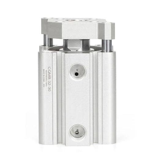 Vérin pneumatique pour espace restreint CQMB32 tige de guidage robuste