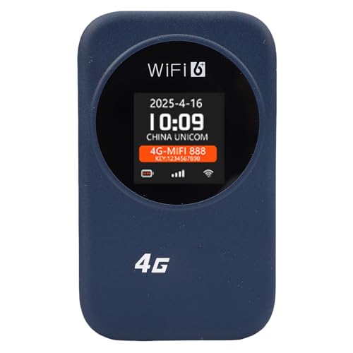Generic Punto de Acceso Móvil WiFi 4G LTE Portátil, Enrutador Inalámbrico Desbloqueado de 300Mbps para Viajes, RV, Azul, 10 Dispositivos Conectados