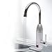 Produktbild Edelstahl Elektrische Wasserhahn Einstellbare Leistung Professional Elektrischer WasserhahnLEDTemperaturanzeige Temperaturanzeige Für Küche Und Bad (Silber)