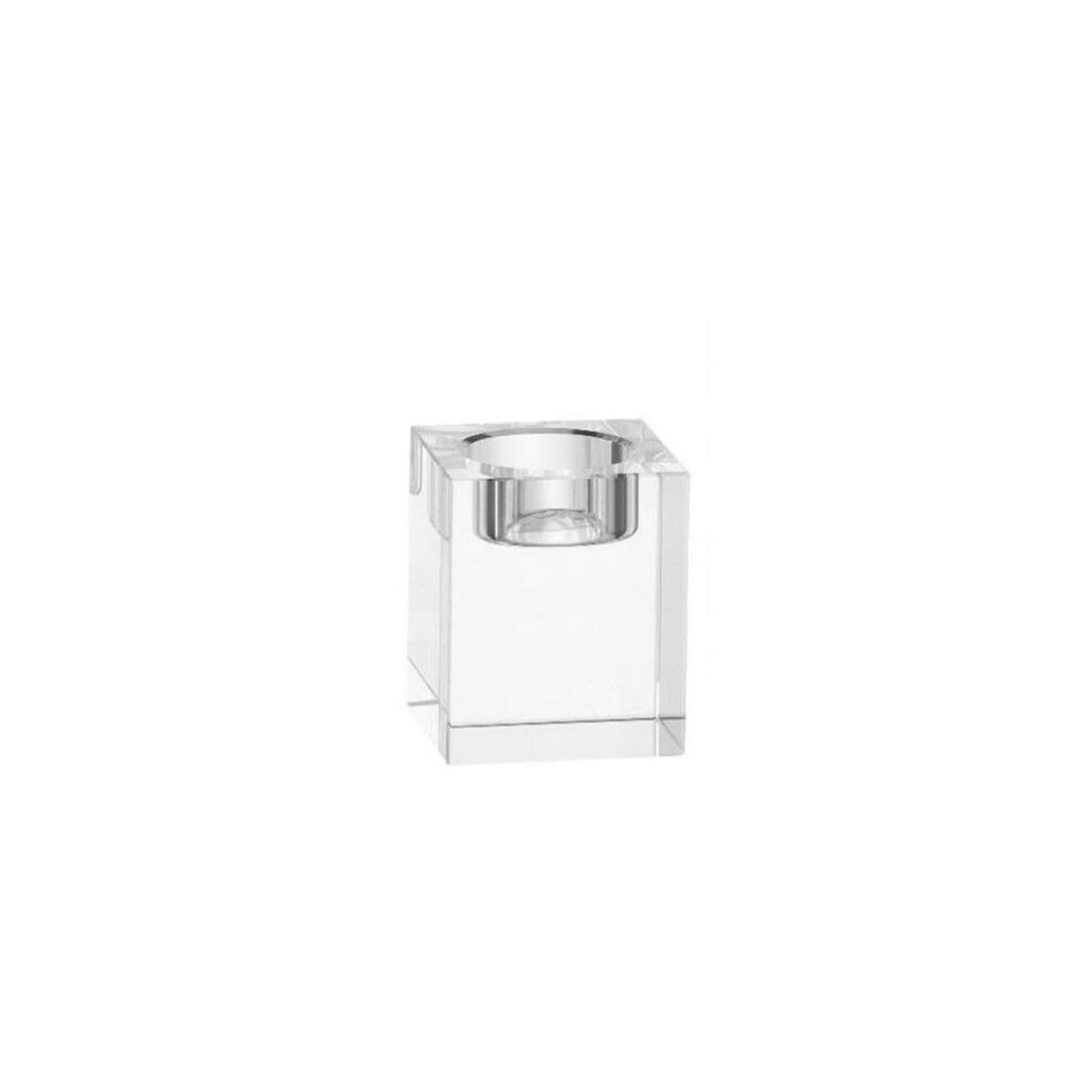Chandelier cube en cristal translucide Zerodeko pour une table chic