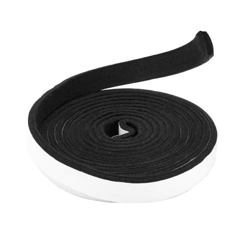 1 x 1/4 High Temp Smoker Gasket Replacement for Vision Grill 15 FT Extra Thick Self-Stick Grill Seal Gasket for Enhanced Heat & Preventing Smoke Leakage