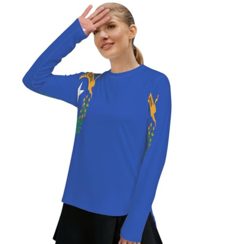 T-shirt de sport pour femme évite les coups de soleil et la transpiration