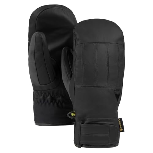 Burton Mens Gondy Gore-TEX Leather Mittens True Black Small