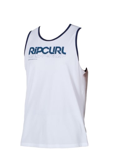 Rip Curl Tank Top Rashguard Core Reflecto para hombre con protección solar activa