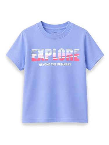 Image of Kidbea Bamboo Unisex Kids T-Shirt Ultra-Soft Premium Half Sleeve Graphic Tee for Boys & Girls, Casual Summer Wear for Toddlers & Kids