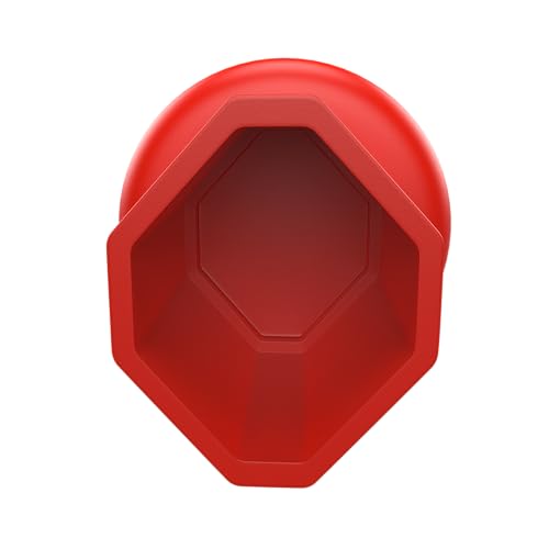 Great Call Athletics | 4 Pack Pro Lacrosse Butt End Caps Universal Fit All Shafts Mens Attack Defense Goalie Rubber Grip NFHS (Red) - Thumbnail 5