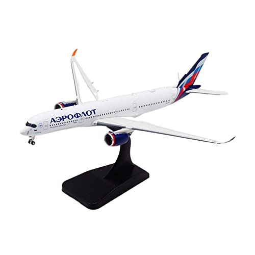 Avión de colección Aeroflot A350-900 a escala 1:400 réplica de aleación Planetoy para vitrina