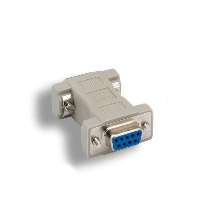 Kentek DB9 9 Pin Female to Female F/F Serial/at Null Modem Adapter