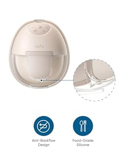 eufy Original Duckbill Valves (4-Pack) for Wearable Breast Pump E10/S1/S1 Pro, Breast Pump Replacement Parts