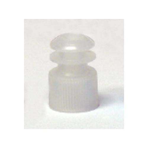 Globe Scientific CT-CAP-C, Flange Plug Cap, 13mm, Clear (10 Packs of 1000 pcs)