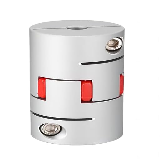 Sinoblu Aluminum Alloy Plum Coupling 08mm to 16mm D45mm L66mm High Torque Vibration-Damping Coupling