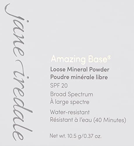 Jane Iredale Amazing Base Loose Mineral Powder | Luminous Foundation With Spf 20 | Oil Free, Talc Free & Weightless | Vegan & Cruelty-Free Makeup, Riviera, 0.37 Oz. #TOP1