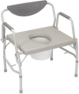 Bariatric Deluxe Drop-Arm Commode