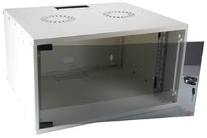 EFB 19 Zoll 15HE Wandgehäuse Basic, Tiefe 600mm 1-teilig, Flat Pack, RAL9010