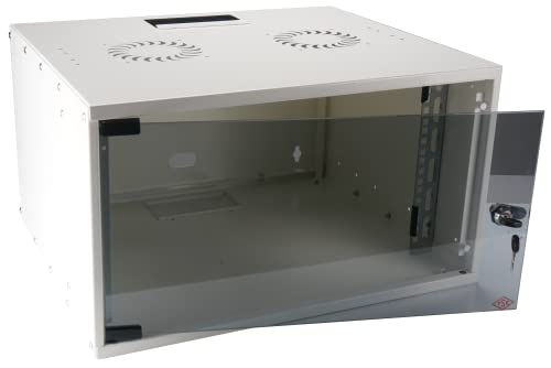 EFB 19 Zoll 15HE Wandgehäuse Basic, Tiefe 600mm 1-teilig, Flat Pack, RAL9010