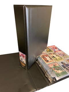 Hobbymaster Football Card Collector Album with 25 Pages - Black John Elway Design