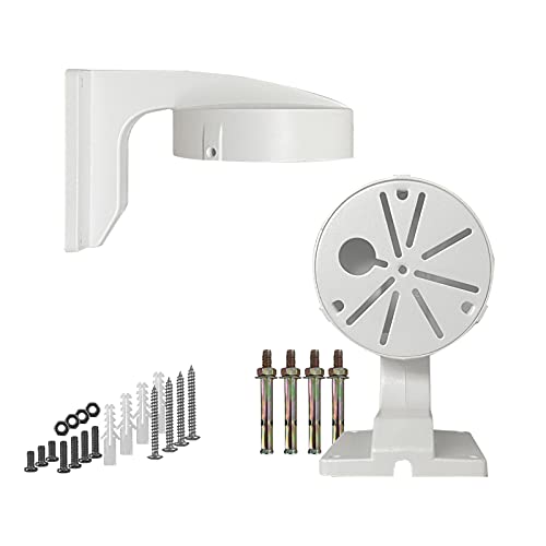 WiTi 4.7 inches Wall Mount Bracket for Dome Security Camera,Deep Base Junction Box Cable Management Mounting Case, CCTV IP Surveillance Cameras Holder Metal Solid Outdoor Indoor