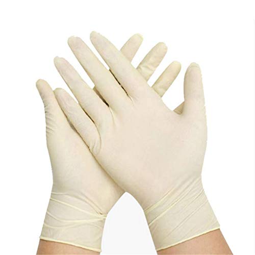 Preisvergleich Produktbild bobo4818 100 PCS Wegwerf Handschuhe Haushalt Verdickt Handschuhe aus Nitril Einweghandschuhe, leicht, transparent, in Boxen aus Blue Kunststoff