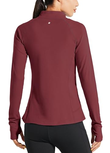 Chaqueta de forro polar contra el frío con media cremallera para mujer 3