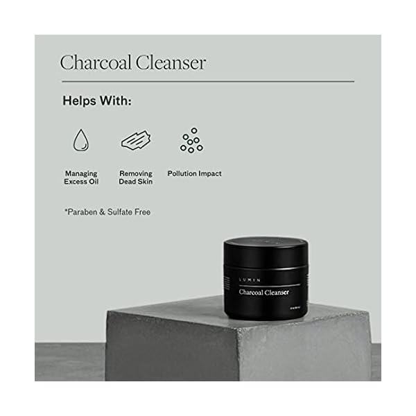The-Classic-Maintenance-Collection-for-Men-Oily-Skin-Cleanse-Hydrate-and-Renew-Skin-Includes-Moisturizing-Balm-Exfoliating-Rub-and-Charcoal-Cleanser-Achieve-Your-Best-Look-with-Lumin Lumin - Smooth Operator Detox - Men's skincare kit, Includes: Charcoal Face Wash Daily Detox, Charcoal Scrub Deep Detox & Daily Face Moisturizer, Suitable for all skin types, Two Month Supply