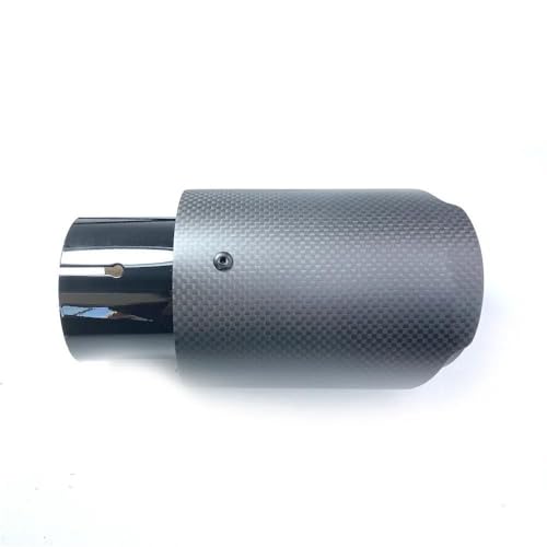 Silenciadores universales de acero inoxidable negro para embellecer el escape del coche 2