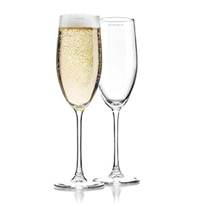 SYANKA Italian Premium Champagne Flutes Wine Glasses Set of 2, 170 ML, Ideal for Champagne, White or Red Wine Glass…