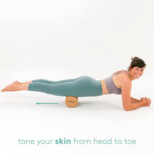 Image of FeetUp - Cork Back Roller, Eco-Friendly No Foam, Massage Roller for Neck, Back & Legs, Deep-Tissue Massage, Tension Release, Trigger Points, Muscle Knots & Yoga Therapy (Extra Large)