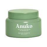Anuko Nourishing Hair Butter for Damaged Hair, 6.7 oz, Shea Butter & Green Tea, Korean Hair Care, Hair Treatment Mask, Vegan Protein