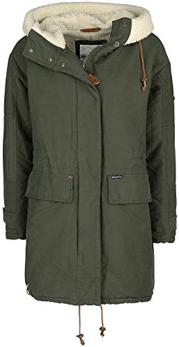 Preisvergleich Produktbild khujo Damen Mantel EMET Parka mit weichem Teil-Teddyfutter Warmer Wintermantel