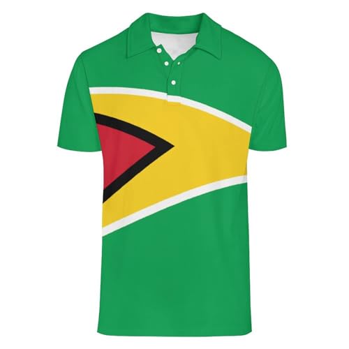 Men's Classic Golf-Polo Shirts Iceland-Flag Short Sleeve Collared Outdoor T-Shirt 6