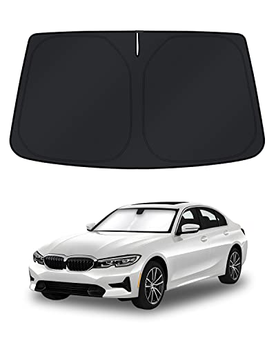 KUST Windshield Sun Shade for BMW 3 Series Accessories 2019-2025 2026 Window Shade Sun Visor Cover...