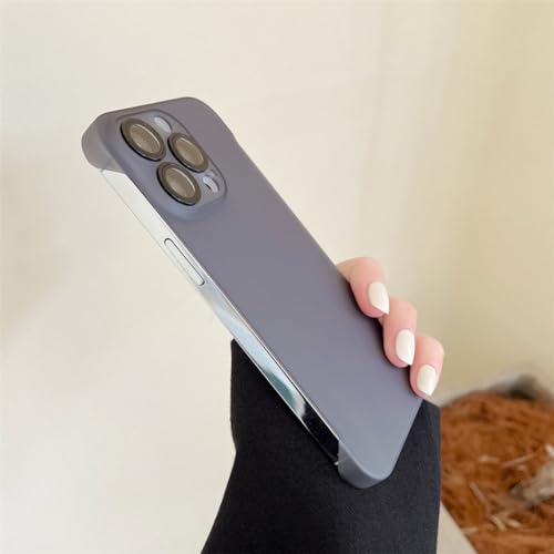 Protection caméra verre coque iPhone 13 ultra mince mate noire PC