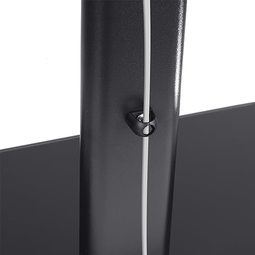 Maclean universal TV stand, for RTV cabinet stand, max. 40kg, max. VESA 400x400, for TV 32-65", MC-450, Clear - Image 4