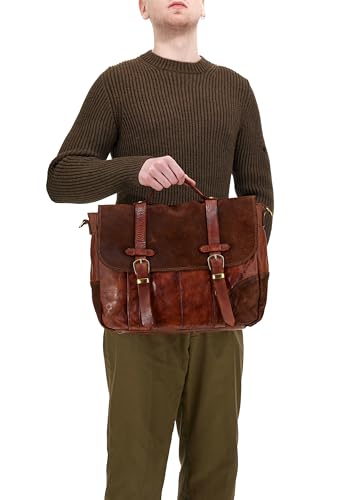 Campomaggi Sacs de Travail Jacob Cognac en cuir véritable