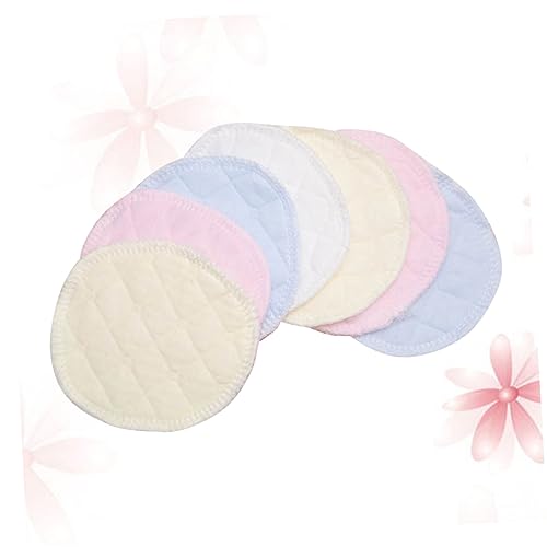 GREENADSCAPE De Almohadillas De Lactancia Ecológicas De Lavables y Absorbentes Protección Doble Capa Reutilizables para La Lactancia Colores Aleatorios