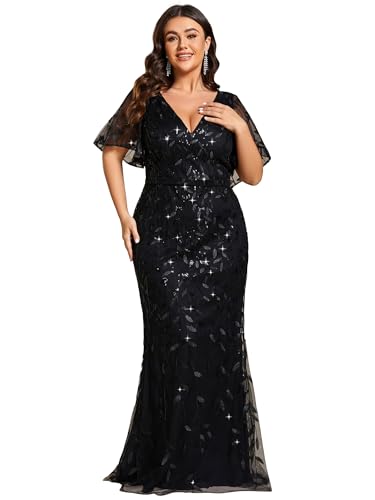 fitted lace wedding dress Luxury Gold Beaded Mermaid Prom Dresses For Black Girls Purple Plus Si –  SheerGirl main image 1