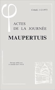 Paperback Actes de la Journee Maupertuis [French] Book