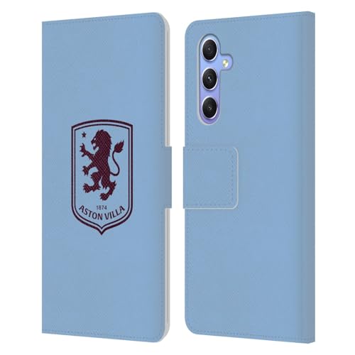 Coque Aston Villa Samsung Galaxy A34 5G étui rabat blason officiel 2024