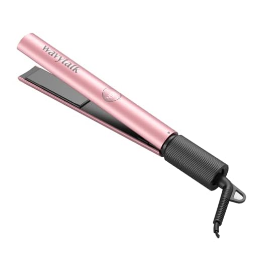 Hair Straightener, Flat Iron Hair Straightener, 100% Pure Titanium Flat Iron for All Hairstyles, Professional Hair Straightener and Curler 2 in 1, 250℉-450℉ 1 Inch Flat Iron