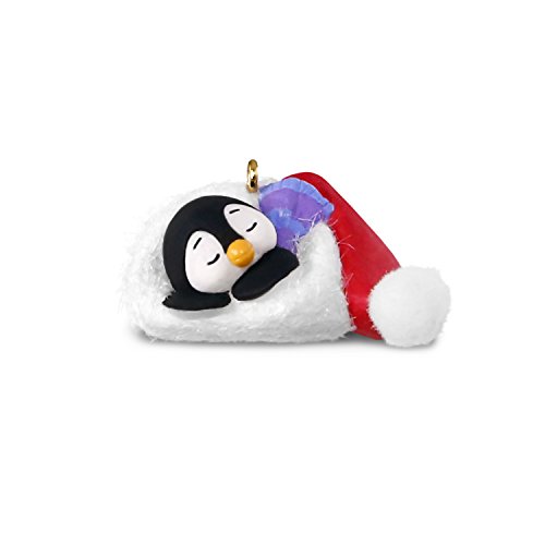 Hallmark 795Qxm8562 Miniature Petite Penguins #2 Santa Hat Keepsake Christmas Ornaments #TOP24